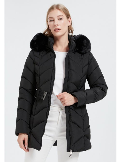 Chaqueta de plumón de longitud media kebello - Kiabi