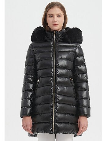 Chaqueta de plumón de longitud media kebello