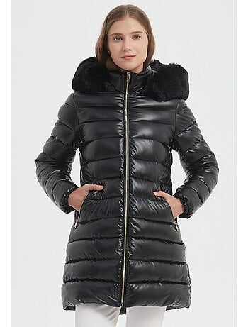 Chaqueta de plumón de longitud media kebello
