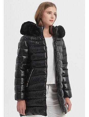 Chaqueta de plumón de longitud media kebello