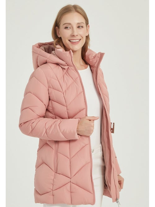 Chaqueta de plumón de longitud media kebello - Kiabi