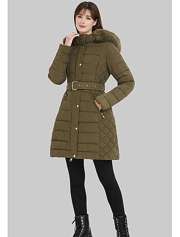 Chaqueta de plumón de longitud media Kebello