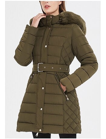 Chaqueta de plumón de longitud media Kebello