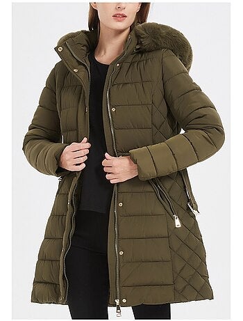 Chaqueta de plumón de longitud media Kebello