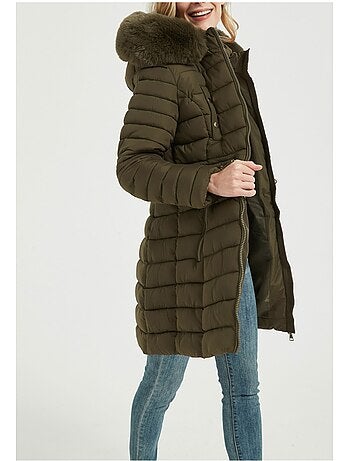 Chaqueta de plumón de longitud media Kebello