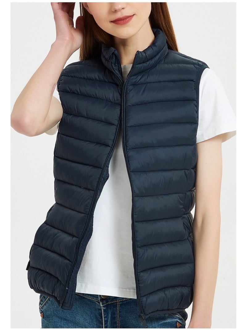 Chaqueta de plumón sin mangas Kebello Azul marino - Kiabi