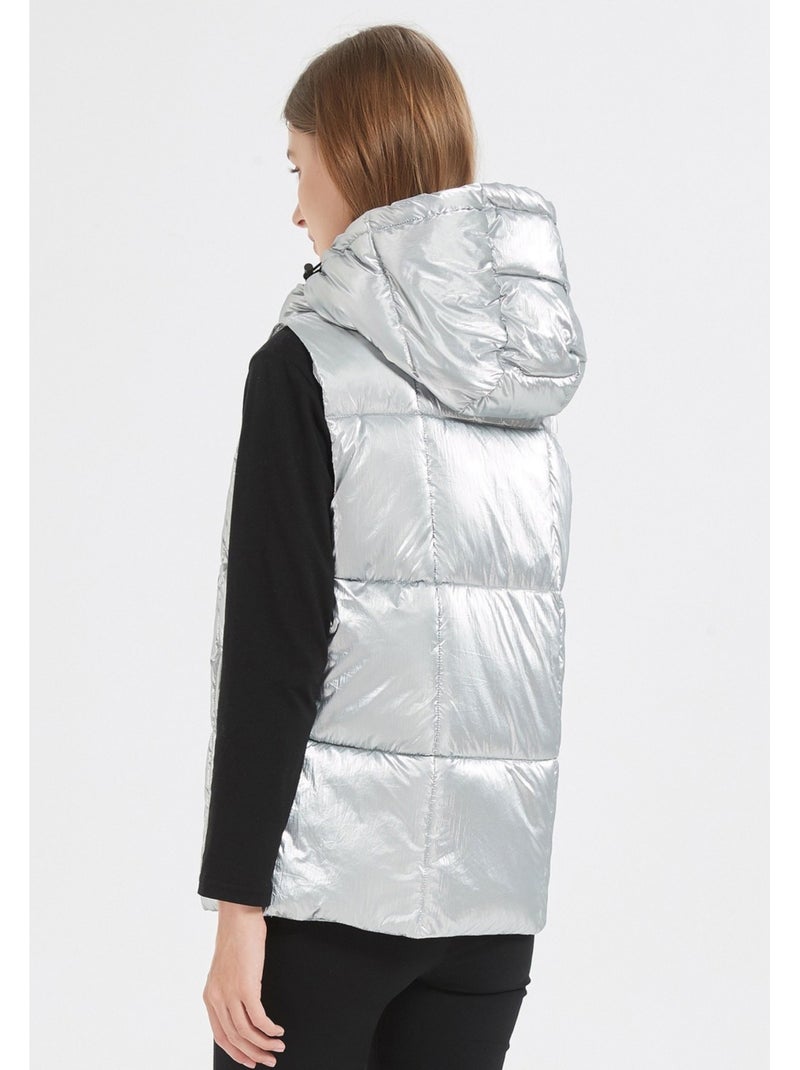 Chaqueta de plumón sin mangas Kebello Blanco - Kiabi