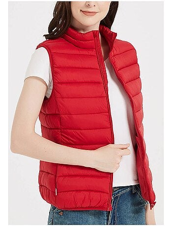 Chaqueta de plumón sin mangas Kebello