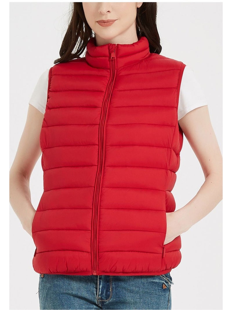 Chaqueta de plumón sin mangas Kebello Rojo - Kiabi