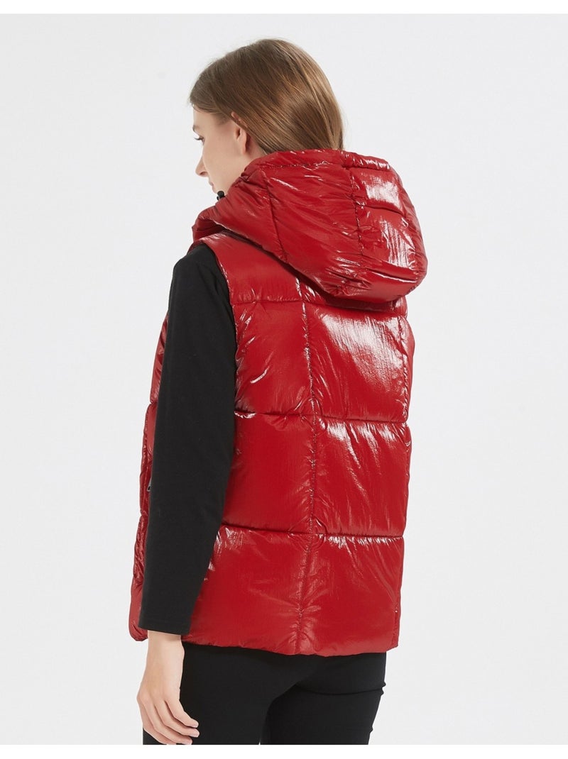 Chaqueta de plumón sin mangas Kebello Rojo - Kiabi