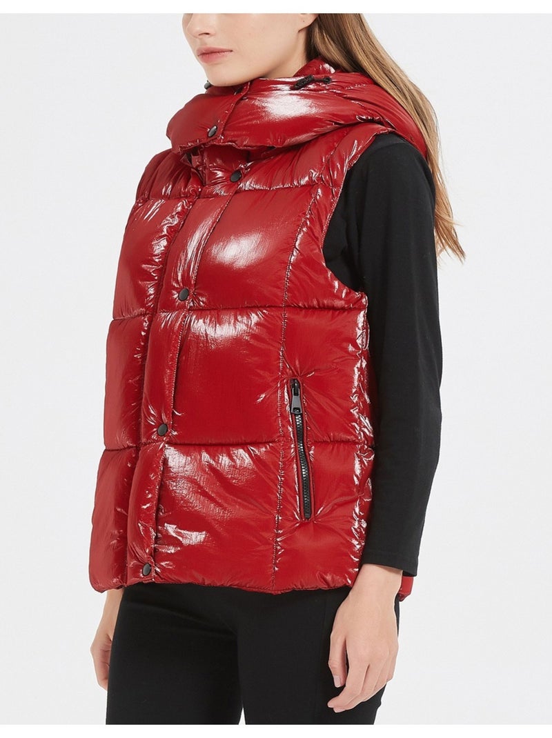 Chaqueta de plumón sin mangas Kebello Rojo - Kiabi