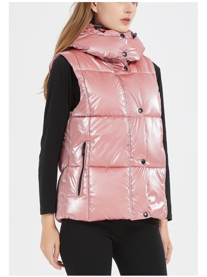 Chaqueta de plumón sin mangas Kebello Rosa - Kiabi