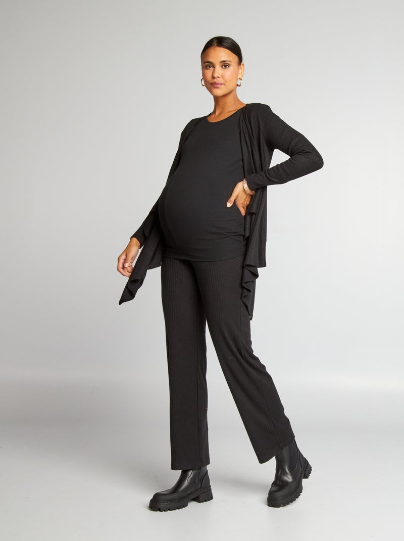 Chaqueta de premamá y lactancia Negro - Kiabi