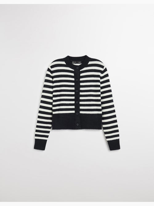 Chaqueta de punto a rayas, MO Fashion - Kiabi