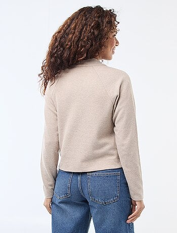 Chaqueta de punto abotonada