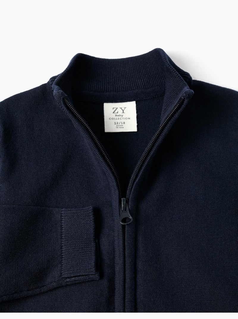 Chaqueta de punto Azul oscuro - Kiabi