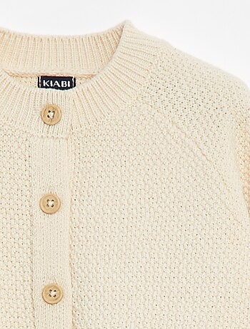 Chaqueta de punto bobo con botones