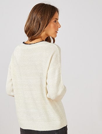 Chaqueta de punto brillante - Kiabi