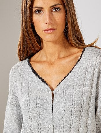 Chaqueta de punto brillante - Kiabi