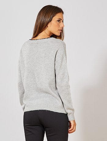 Chaqueta de punto brillante - Kiabi