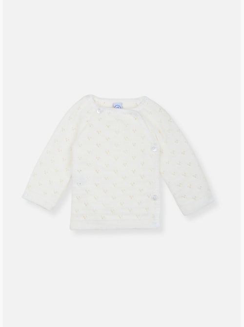 Chaqueta de punto calada de bebé - les basiques - Kiabi Chaqueta de punto calada de bebé - les basiques - Kiabi