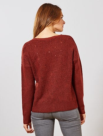 Chaqueta de punto calado 2 en 1 - Kiabi