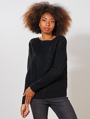 Chaqueta de punto calado 2 en 1 - Kiabi