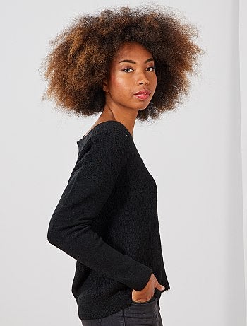 Chaqueta de punto calado 2 en 1 - Kiabi