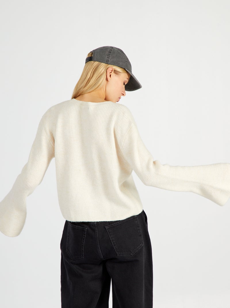 Cárdigan Mujer Irlandés Cárdigan Mujer SAOL - 100% Lana Merino - Patrones  Aran - Con Botones Y Bolsillos Cárdigan Aran Irlandés, image size:800x1070