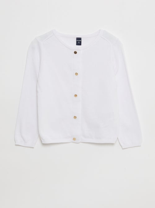 Chaqueta de punto con botones magnéticos - colección fácil de poner - Kiabi