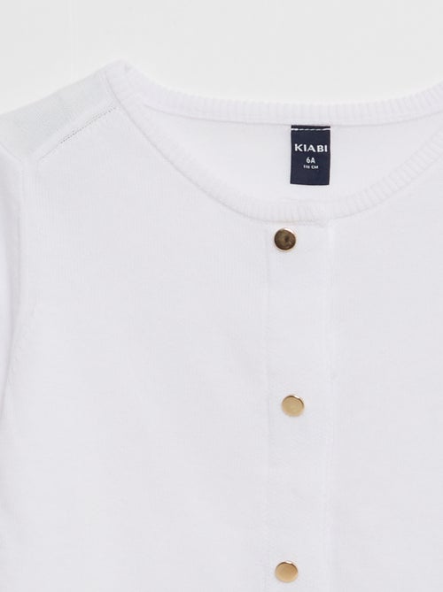 Chaqueta de punto con botones magnéticos - colección fácil de poner - Kiabi