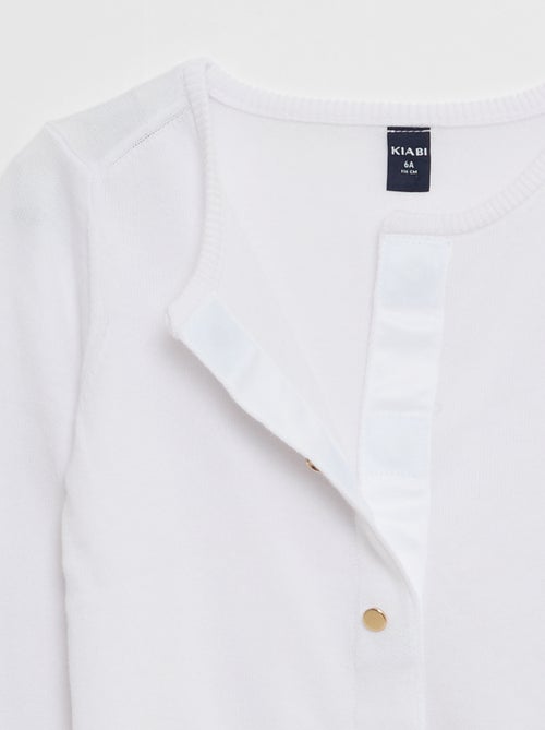 Chaqueta de punto con botones magnéticos - colección fácil de poner - Kiabi