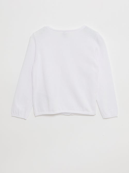 Chaqueta de punto con botones magnéticos - colección fácil de poner - Kiabi