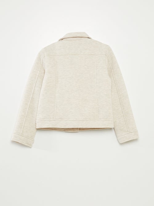 Chaqueta de punto con cierre de cremallera asimétrico - Kiabi