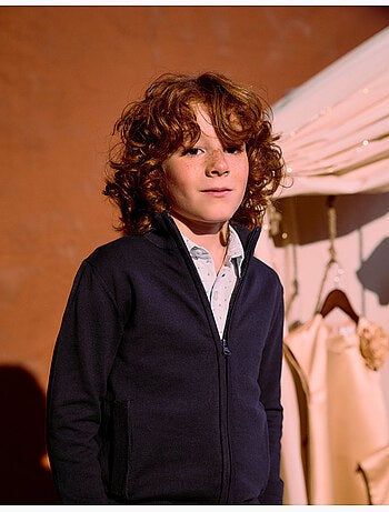 Chaqueta de punto con cierre de cremallera