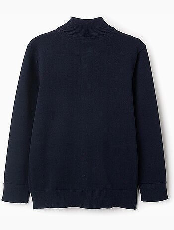 Chaqueta de punto con cierre de cremallera