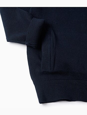 Chaqueta de punto con cierre de cremallera