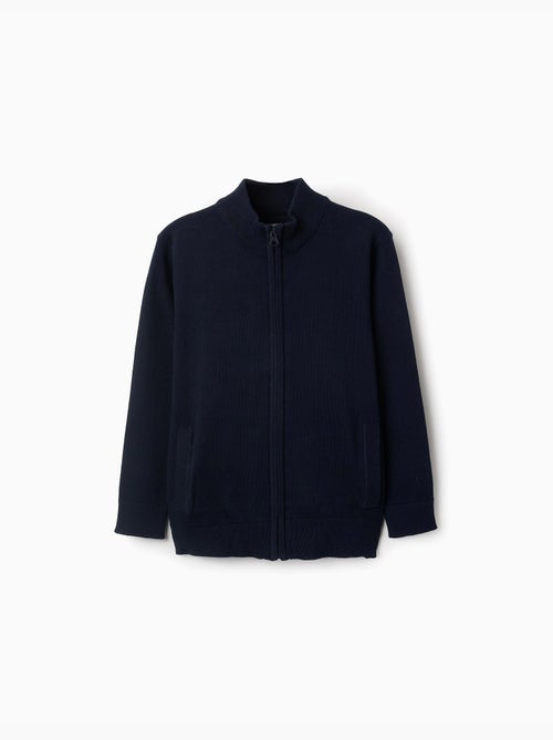 Chaqueta de punto con cierre de cremallera - Kiabi