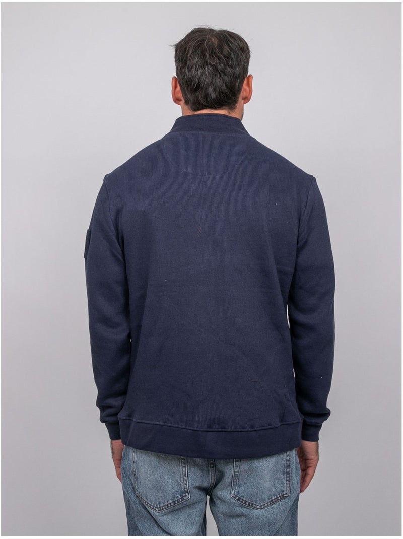 Chaqueta de punto con cremallera wiropax Azul marino - Kiabi