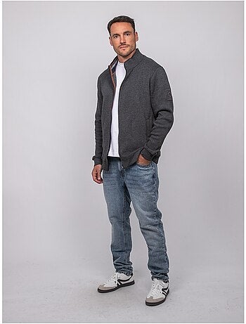 Chaqueta de punto con cremallera wiropax