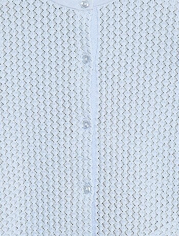 Chaqueta de punto con cuello redondo