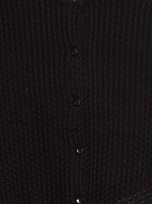 Chaqueta de punto con cuello redondo - Kiabi