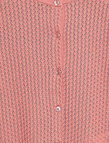 Chaqueta de punto con cuello redondo