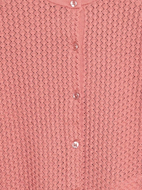 Chaqueta de punto con cuello redondo - Kiabi