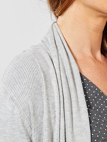 Premamá - Chaqueta de punto con faldones premamá - Kiabi