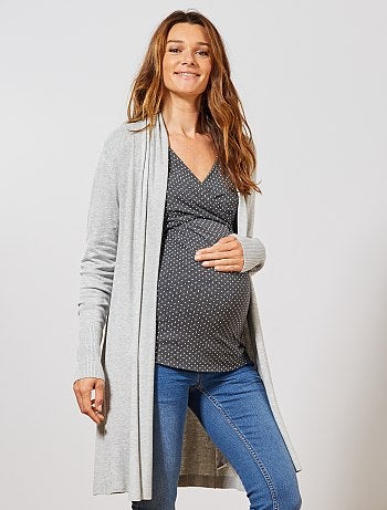 Premamá - Chaqueta de punto con faldones premamá - Kiabi