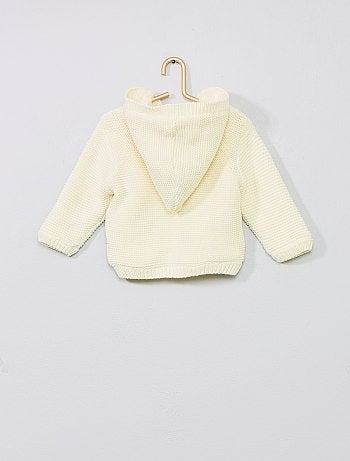 Chaqueta de punto con forro de borreguito - Kiabi