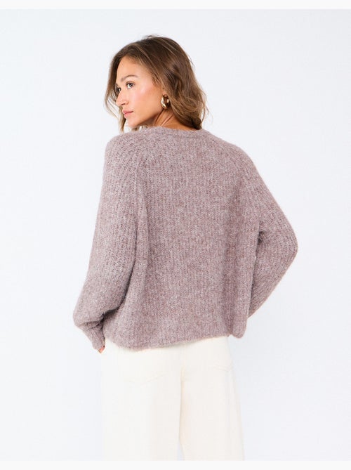 Chaqueta de punto con lana, mo fashion - Kiabi Chaqueta de punto con lana, mo fashion - Kiabi