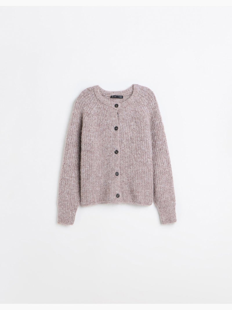 Chaqueta de punto con lana, mo fashion Beige - Kiabi