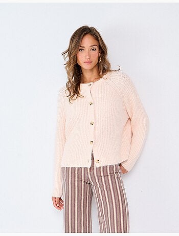 Chaqueta de punto con lana, mo fashion